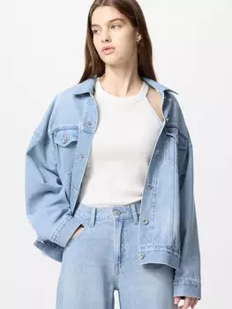 Топ с бретельками на шее Uniqlo, белый