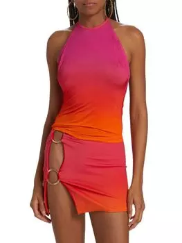 Топ с бретелькой на бретельках с эффектом омбре Louisa Ballou, цвет Hot Pink