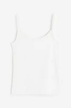 Топ с бретелями H&M, белый