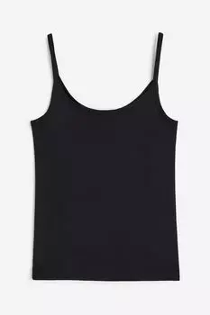 Топ с бретелями H&M, черный