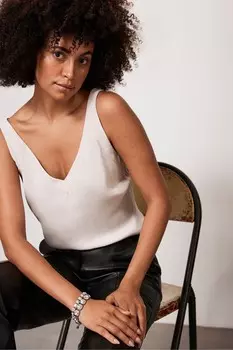 Топ с бретелями Mint Velvet, бежевый