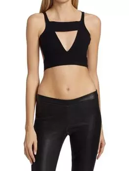 Топ с бюстгальтером на бретелях Rick Owens Black