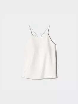 Топ с чашечками Uniqlo, цвет 01 белый