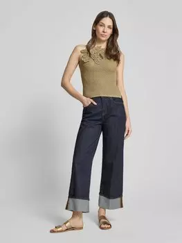 Топ с цветочной аппликацией, модель «ARAK1» Marella, хаки