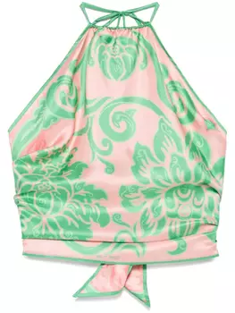 Топ с цветочным принтом ETRO, розовый