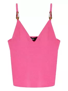 Топ с декором Medusa VERSACE, розовый