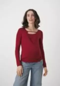 Топ с длинным рукавом Anna Field, бордовый