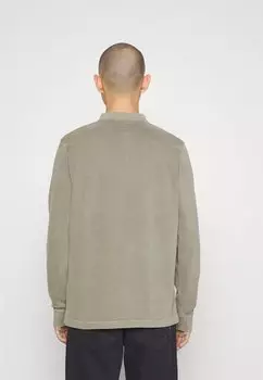 Топ с длинным рукавом Long Sleeve Collar Embroidery Marc O'Polo, оливковый