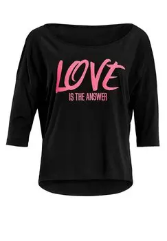 Топ с длинным рукавом Mcs001 Ultra Light Winshape, черный/блестящий/неоново-розовый