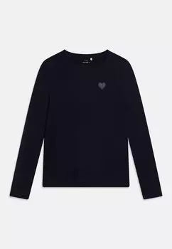 Топ с длинным рукавом Nkfvioline Loose 3 Pack Name it, тёмный сапфир/пастельно-лавандовый/ярко-белый