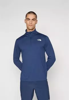 Топ с длинными рукавами 1/4 ZIP TEE The North Face, темно-синий