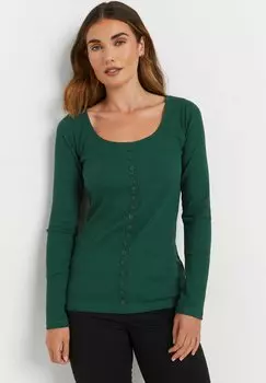 Топ с длинными рукавами 2 PACK Long Tall Sally, темно-зеленый