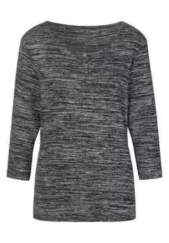 Топ с длинными рукавами 2 PER PACK 3/4-ARM LASCANA, цвет Mottled Green