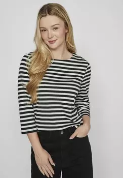 Топ с длинными рукавами 3/4-ARM RUNDHALS VILA, черный