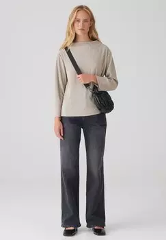 Топ с длинными рукавами 3/4 ARM SATALLA Opus, серо-коричневый