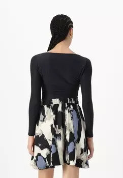 Топ с длинными рукавами Abercrombie & Fitch, черный