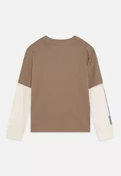 Топ с длинными рукавами Abercrombie & Fitch, светло-коричневый