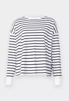 Топ с длинными рукавами Abercrombie & Fitch, темно-синий