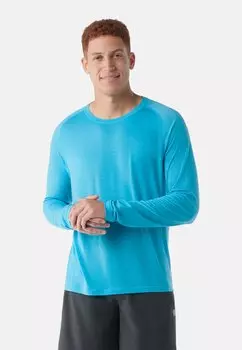 Топ с длинными рукавами ACTIVE ULTRALITE LONG SLEEVE Smartwool, цвет pool blue