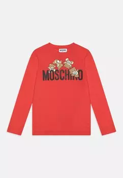 Топ с длинными рукавами ADDITION UNISEX MOSCHINO, цвет poppy red