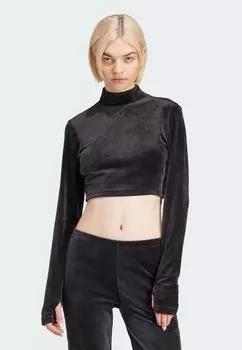 Топ с длинными рукавами adidas Originals FASHION CROP, черный