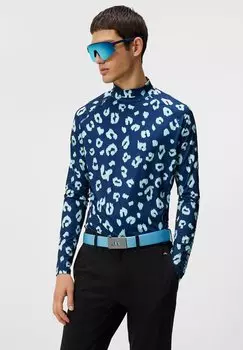 Топ с длинными рукавами AELLO COMPRESSION J.LINDEBERG Sports, синий