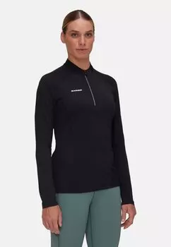 Топ с длинными рукавами AENERGY FL HALF ZIP Mammut, цвет black