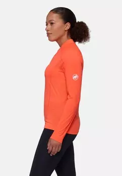 Топ с длинными рукавами AENERGY HALF ZIP Mammut, оранжевый