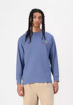 Топ с длинными рукавами AMERICAN SCRIPT Carhartt WIP, синий