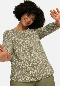 Топ с длинными рукавами Angel of Style, хаки