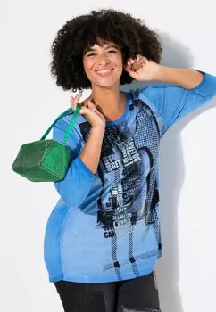 Топ с длинными рукавами Angel of Style, светло-голубой