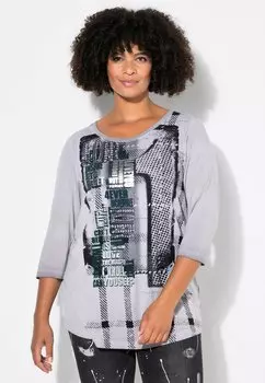 Топ с длинными рукавами Angel of Style, серый