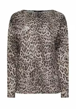 Топ с длинными рукавами ANIMAL PRINT Long Tall Sally, черный