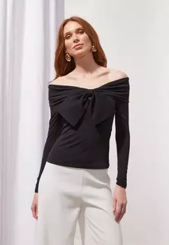 Топ с длинными рукавами Anna Field, черный