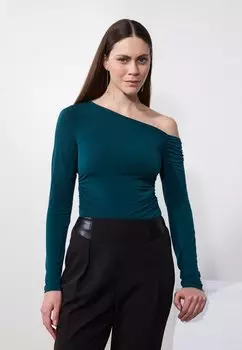 Топ с длинными рукавами Anna Field, темно-зеленый