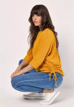 Топ с длинными рукавами Apricot, горчично-желтый