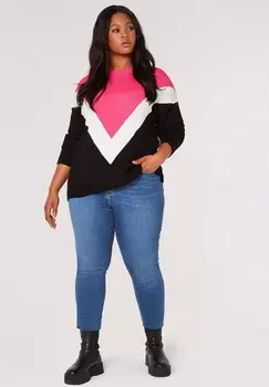 Топ с длинными рукавами Apricot, розовый