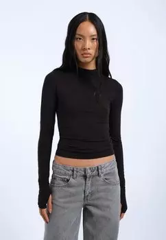 Топ с длинными рукавами ARIA Dr.Denim, черный