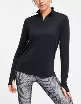 Топ с длинными рукавами ASOS 4505 icon и молнией 1/4