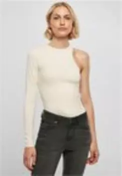 Топ с длинными рукавами ASYMMETRIC Urban Classics, белый