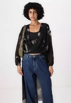 Топ с длинными рукавами AVALA AllSaints, черный