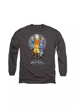 Топ с длинными рукавами AVATAR THE LAST AIRBENDER TEAM AVATAR Cotton Soul, антрацит