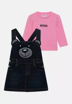 Топ с длинными рукавами BABY DRESS SET MOSCHINO, розовый