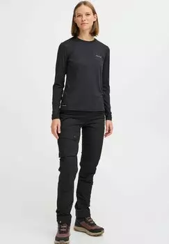 Топ с длинными рукавами BADRI North Bend, черный