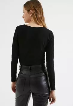 Топ с длинными рукавами BAS Kappahl, черный