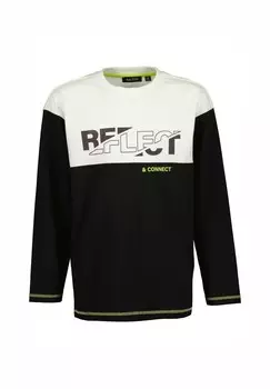 Топ с длинными рукавами BASIC Blue Seven, черный