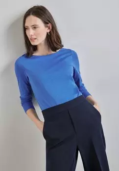 Топ с длинными рукавами BASIC Street One, голубой