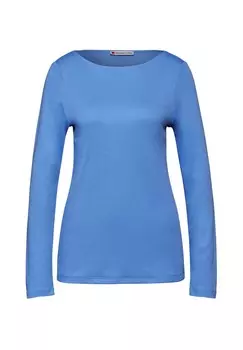 Топ с длинными рукавами BASIC Street One, синий