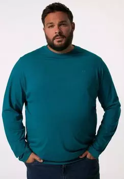 Топ с длинными рукавами BAUCHFIT SPEZIALSCHNITT BASIC RUNDHALS Men Plus, синий