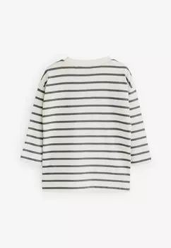 Топ с длинными рукавами BEAR STRIPED REGULAR FIT Next, белый